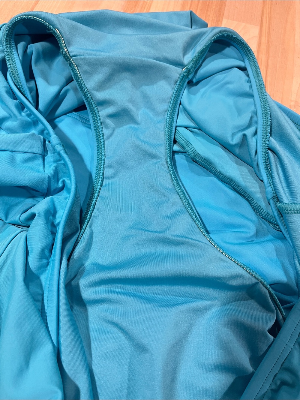 Turquoise Ruffle Swim Bottoms - Picture 10 of 10